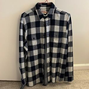 Flaherty Large Blue and White Flannel
